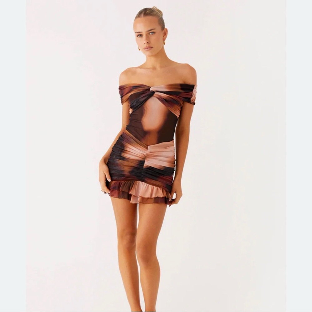 Peppermayo Frances mini dress - black gradient